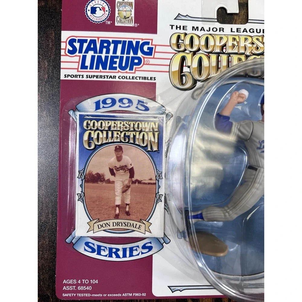 1995 Starting Lineup Cooperstown Collection Don Drysdale Dodgers Figure